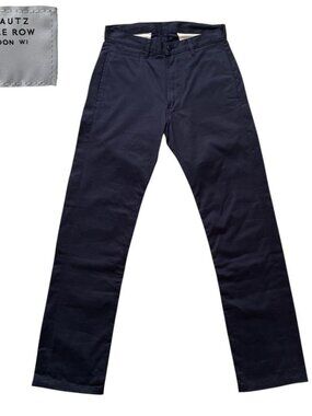 E. Tautz Savile Row London W1 Navy Cotton Chinos / Khakis 30 - Made in UK